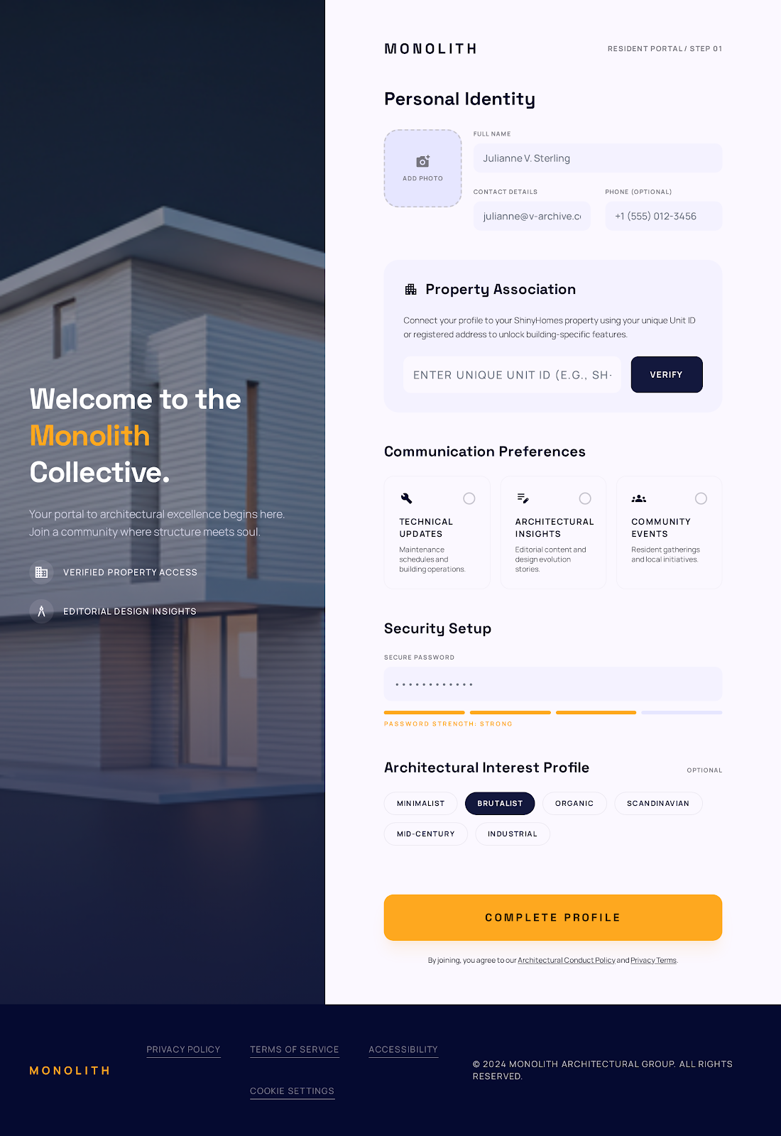 Resident Profile Signup Roundy preview