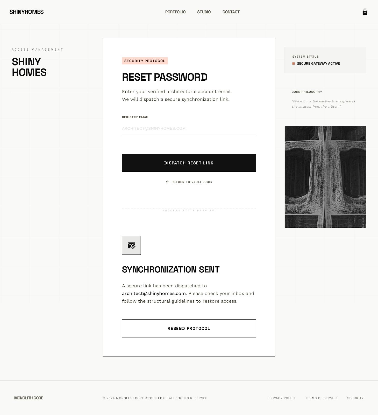 Password Reset Updated Branding Sharp preview